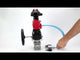 Ball valves Elephant BV3232P(3pc)-FP-W-ISO-H WDVF DN15-32 63 bar full bore, 316 stainless steel, seal - PTFE, for welding, with PA-DA pneumatic actuator, with pneumatic distributor 4V320-10 220V, LSU APL-210N, manual backup for MON
