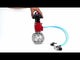 Vannes à boisseau sphérique Elephant BV3232P-FP-Fb-ISO-H 16 bar, passage intégral entre brides, acier inoxydable SS316, joint - PTFE, avec actionneur pneumatique PA-SA avec ressorts de rappel, avec distributeur pneumatique 4V320-08 220V, avec BKV APL-210N