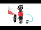 Vannes à boisseau sphérique Elephant BV3232P(3pc)-FP-W-ISO-H LONG DN50-150 passage intégral, corps - acier inoxydable 316, à souder, avec actionneur pneumatique PA-DA, distributeur pneumatique 4V320-10 220V, réducteur MON, BKV APL-510N EX et BPV AFC2000