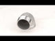 Coudes (angles) en acier Elephant PN16, angle 90°, filetés, corps - acier inoxydable 316, raccordement - filetage mâle/femelle