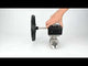 Robinet à boisseau sphérique en acier inoxydable Elephant kshmp316-elephant-ham, matériau du corps - acier inoxydable AISI 316, matériau de la bille - acier inoxydable AISI 316, joint - PTFE, à engrenage