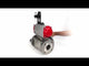 Ball valves Elephant BV3232P(4pc)-FP-3WL-F-ISO-H 16 bar full bore, flanged, body - stainless steel SS316, ISO flange F03/F04-F10/F12, square 9x9-19x19, with pneumatic drive PA-DA double acting, pneumatic valve 4V320-8 220V and ATU AF