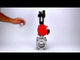 Ball valves Elephant BV3232P(3pc)-FP-W-ISO-H WDVF DN15-32 63 bar full bore, body - 316 stainless steel, seal - PTFE, for welding, with PA-DA pneumatic actuator, pneumatic distributor 4M310-08 220V, ATU AFC2000