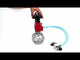Vannes à boisseau sphérique Elephant BV3232P-FP-Fb-ISO-H 16 bar, passage intégral entre brides, acier inoxydable SS316, joint - PTFE, avec actionneur pneumatique PA-SA avec ressorts de rappel, avec distributeur pneumatique 4V320-10 220V, avec BKV APL-210N
