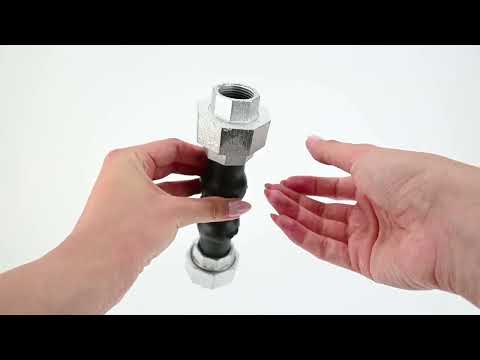 Compensateurs en caoutchouc Elephant CR-E17-T PN16, insert en caoutchouc (corps) - EPDM, type de raccordement - fileté, matériau des éléments filetés - fonte