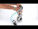 Water Butterfly valves Elephant WBV3131E-2W-T-H, body material - stainless steel AISI 304, seal - EPDM, with pneumatic actuator PA-SA-85, pneumatic distributor 4V320-10 220V