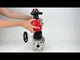 Robinet à boisseau sphérique en acier inoxydable Elephant ksfpt-316-180-da-apl210n-hdm, matériau du corps - acier inoxydable AISI 316, matériau de la bille - acier inoxydable AISI 316, joint - PTFE, actionné par actionneur pneumatique