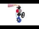 Vanne papillon d'eau Elephant WBV1631E-2W-Fb-H, matériau du corps - fonte QT450, matériau du disque - acier inoxydable AISI 304, joint - EPDM, actionneur pneumatique PA-DA double action, 4V320-08 220V, BKV APL-210N, volant MON