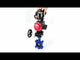 Vanne papillon d'eau Elephant WBV1616E-2W-Fb-H, matériau du corps - fonte QT450, matériau du disque - fonte QT450, joint - EPDM, actionneur pneumatique PA-DA double action, 4M310-08 220V, BKV APL-510N EX, volant MON, BPV AFC2000