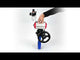 Vanne papillon d'eau Elephant WBV1631E-2W-Fb-H, matériau du corps - fonte QT450, matériau du disque - acier inoxydable AISI 304, joint - EPDM, actionneur pneumatique PA-DA double action, volant manuel 4M310-08 24V MON, BPV AFC2000