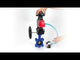 Vanne papillon d'eau Elephant WBV1616E-2W-Fb-H, matériau du corps - fonte QT450, matériau du disque - fonte QT450, joint - EPDM, actionneur pneumatique PA-DA double action, 4V320-08 220V, BKV APL-210N, volant MON