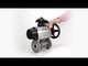 Robinets à boisseau sphérique Elephant BV3232P(3pc)-FP-F-ISO-H DN65-80 16 bar trois pièces à passage intégral à brides, corps - acier inoxydable SS304, joint - PTFE, avec actionneur pneumatique Elephant PA-DA et BKV APL-210N
