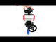 Vanne papillon d'eau Elephant al-316l-epdm-elephant-da-apl210n-hdm, matériau du corps - alliage d'aluminium, matériau du disque - acier inoxydable AISI 316L, joint - EPDM, actionné par actionneur pneumatique