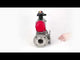 Ball valves Elephant BV3232P(4pc)-FP-3WL-F-ISO-H 16 bar full bore, flanged, body - stainless steel SS316, ISO flange F03/F04-F10/F12, square 9x9-19x19, with pneumatic drive Elephant PA-SA with return springs and LSU APL-210N