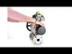 Robinets à boisseau sphérique Elephant BV3232P(3pc)-FP-F-ISO-H DN65-80 16 bar trois pièces à passage intégral à brides, corps - acier inoxydable SS304, joint - PTFE, avec actionneur pneumatique Elephant PA-DA et BKV APL-410N EX