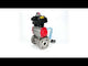 Ball valves Elephant BV3232P(4pc)-FP-3WL-F-ISO-H 16 bar full bore, flanged, body - stainless steel SS316, ISO flange F03/F04-F10/F12, square 9x9-19x19, with pneumatic drive PA-SA, pneumatic valve 4V320-8 220V and LSU APL-410N EX