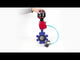 Vanne papillon d'eau Elephant WBV1631N-2W-Fb-H, matériau du corps - fonte QT450, matériau du disque - acier inoxydable AISI 304, joint - NBR, actionneur pneumatique PA-DA double action, 4V320-10 220V, BKV APL-510N EX