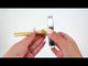 Thermomètres axiaux bimétalliques Elephant TB-311-A1.5 PN10-24, acier inoxydable, longueur de la partie immergée 46-200 mm, classe de précision - 1,5