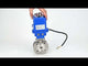 Robinet à boisseau sphérique en acier inoxydable Elephant kchmfp-elephant-12v, matériau du corps - acier inoxydable AISI 316, matériau de la bille - acier inoxydable AISI 316, joint - PTFE, commande par actionneur électrique