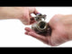Vanne à boisseau sphérique 3 voies en acier inoxydable, port standard fileté de type L Elephant BV3232P (4 pièces)-SP-3WL-T-ISO-H PN63 avec support de montage ISO 5211 et poignée