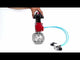 Vannes à boisseau sphérique Elephant BV3232P-FP-Fb-ISO-H 16 bar, passage intégral entre brides, acier inoxydable SS316, joint - PTFE, avec actionneur pneumatique double effet PA-DA, avec distributeur pneumatique 4V320-10 220V, avec BKV APL-210N
