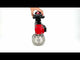 Robinet à boisseau sphérique en acier inoxydable Elephant kchmfp-elephant-da-4m310-110/220v-apl-210n, matériau du corps - acier inoxydable AISI 316, matériau de la bille - acier inoxydable AISI 316, joint - PTFE, actionné par actionneur pneumatique