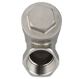 Clapet anti-retour à ressort Elephant VCSY3131P-T en forme de Y, matériau du corps - Acier inoxydable AISI 304, matériau du corps de verrouillage - Acier inoxydable 304, joint - PTFE, fileté