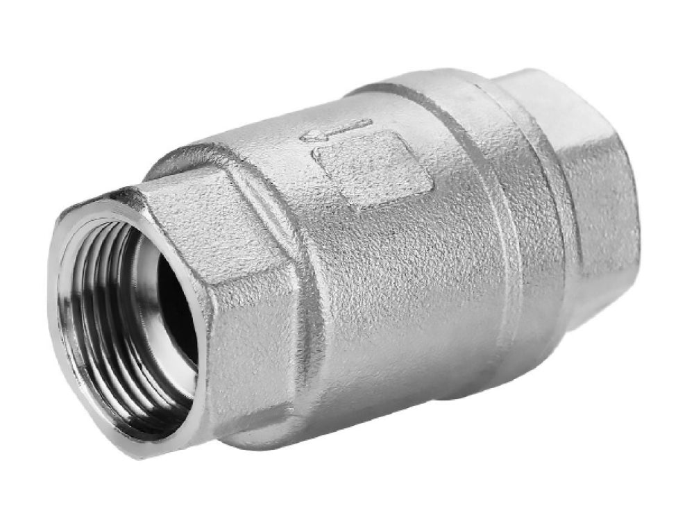Clapet anti-retour à ressort Elephant VCS3232P-T 40 bar, 63 bar matériau du corps - acier inoxydable AISI 316, joint - PTFE, raccord fileté NPT/BSP