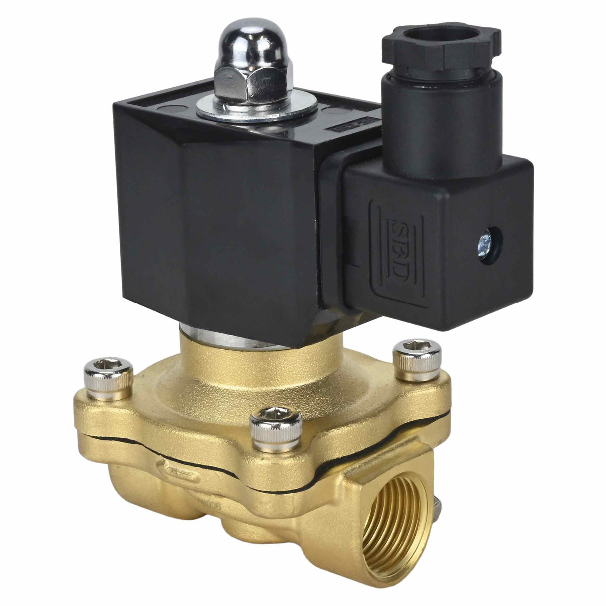 Électrovanne électrique à action directe à deux voies normalement fermée Elephant VS2W-300E-NC EPDM 24V, matériau du corps - laiton, joint - EPDM