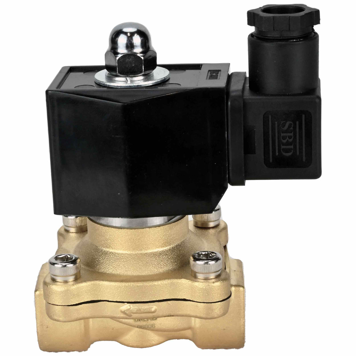 Électrovanne électrique à action directe à deux voies normalement fermée Elephant VS2W-300E-NC EPDM 110/220V, matériau du corps - laiton, joint - EPDM