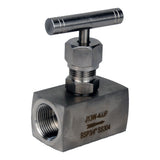Elephant VN31M-T-Ht threaded needle valve, body - stainless steel 304, seal - metal, with T-handle