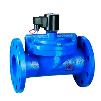 Électrovanne électrique à deux voies à action indirecte normalement fermée Elephant DF-C-НЗ EPDM 110/220V, matériau du corps - fonte, joint - EPDM