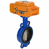 Vanne papillon d'eau Elephant bv16-110/220-0-10, matériau du corps - fonte GGG50, matériau du disque - fonte GGG40, joint - EPDM, commande par actionneur électrique