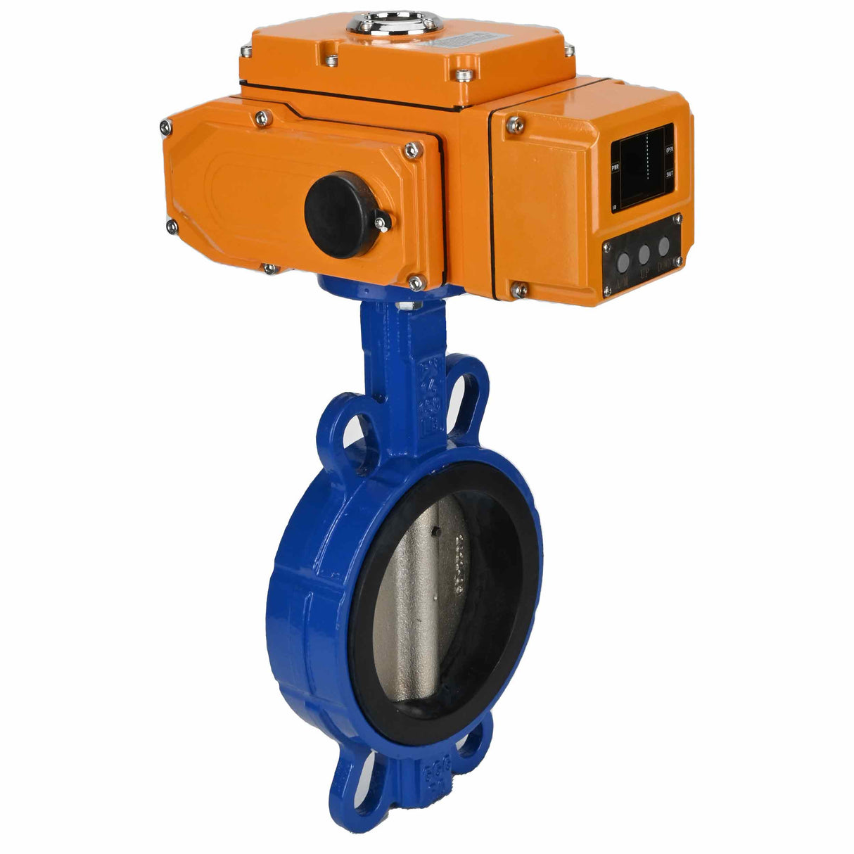 Vanne papillon d'eau Elephant bv16-110/220-0-10, matériau du corps - fonte GGG50, matériau du disque - fonte GGG40, joint - EPDM, commande par actionneur électrique