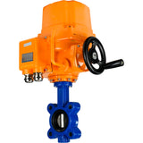 Vanne papillon d'eau Elephant WBV1616E-2W-Fb-H, matériau du corps - fonte QT450, matériau du disque - fonte QT450, joint - EPDM, actionneur électrique QT-EX-EM-O1-24VDC-U1 24V