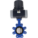 Butterfly valves Elephant WBV1631N-2W-Fb-H LUG interflanged, body - cast iron GGG45/QT450, disc - stainless steel AISI 304, seal - NBR, with electric quarter turn actuator Elephant QTSA-N-EM-O0-220VAC