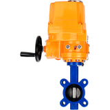 Vanne papillon d'eau Elephant WBV1631E-2W-Fb-H, matériau du corps - fonte QT450, matériau du disque - acier inoxydable AISI 304, joint - EPDM, actionneur électrique QT-EX-EM-O1-220VAC-U1 220V