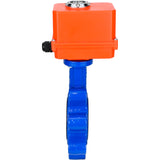 Vanne papillon d'eau Elephant WBV1631E-2W-Fb-H, matériau du corps - fonte QT450, matériau du disque - acier inoxydable AISI 304, joint - EPDM, actionneur électrique QT-N-EM-O1-220VAC-U1 MINI 220V
