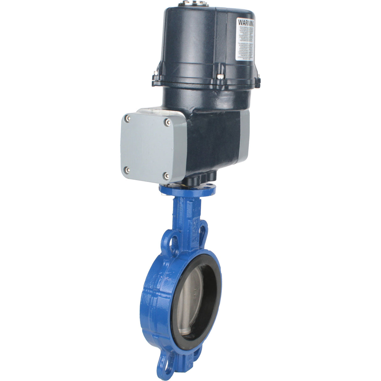 Butterfly valves Elephant WBV3432N-2W-Fb-H interflanged, body - WCB carbon steel, disc - stainless steel 316L, seal - NBR, with electric quarter turn actuator Elephant QTSA-N-EM-O0-220VAC
