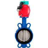 Water Butterfly Valve Elephant WBV3432V-2W-Fb-H DN50-300 16 bar case - 316L stainless steel, disc - 316L stainless steel, seal - Viton, with pneumatic drive PA-DA-XXX and ALS200D magnetic switch