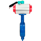 Water Butterfly Valve Elephant WBV3432V-2W-Fb-H DN50-300 16 bar case - 316L stainless steel, disc - 316L stainless steel, seal - Viton, with pneumatic drive PA-DA-XXX and ALS200D magnetic switch