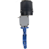 Butterfly valves Elephant WBV3434Pf-2W-Fb-H lined interflanged, body - carbon steel WCB, disc - carbon steel WCB, seal - PTFE, with electric quarter turn actuator Elephant QTSA-N-EM-O0-220VAC
