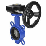 Vanne papillon d'eau Elephant WCB-316L-EPDM matériau du corps - Acier au carbone WCB, matériau du disque - Acier inoxydable AISI 316L, joint - EPDM avec engrenage Elephant HAM