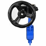 Vanne papillon d'eau Elephant WCB-316L-EPDM matériau du corps - Acier au carbone WCB, matériau du disque - Acier inoxydable AISI 316L, joint - EPDM avec engrenage Elephant HAM