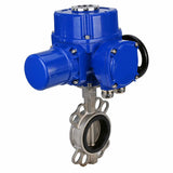 Vanne papillon d'eau Elephant 316l-316l-epdm-elephant-qt-wm-110/220v, matériau du corps - acier inoxydable AISI 316L, matériau du disque - acier inoxydable AISI 316L, joint - EPDM, actionné par actionneur électrique