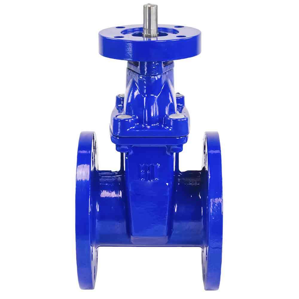 Vanne à opercule Elephant 30X939H GVWN1414E-2W-F BLUE PN10, matériau du corps - fonte GGG50, matériau de l'opercule - fonte + EPDM, joint - EPDM, tige uniquement