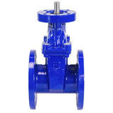 Vanne à opercule Elephant 30X939H GVWN1414E-2W-F BLUE PN10, matériau du corps - fonte GGG50, matériau de l'opercule - fonte + EPDM, joint - EPDM, tige uniquement