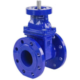 Vanne à opercule Elephant 30X939H GVWN1414E-2W-F BLUE PN10, matériau du corps - fonte GGG50, matériau de l'opercule - fonte + EPDM, joint - EPDM, tige uniquement
