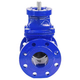 Vanne à opercule Elephant 30X939H GVWN1414E-2W-F BLUE PN10, matériau du corps - fonte GGG50, matériau de l'opercule - fonte + EPDM, joint - EPDM, tige uniquement