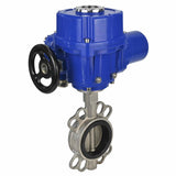 Vanne papillon d'eau Elephant 316l-316l-epdm-elephant-qt-wm-110/220v, matériau du corps - acier inoxydable AISI 316L, matériau du disque - acier inoxydable AISI 316L, joint - EPDM, actionné par actionneur électrique